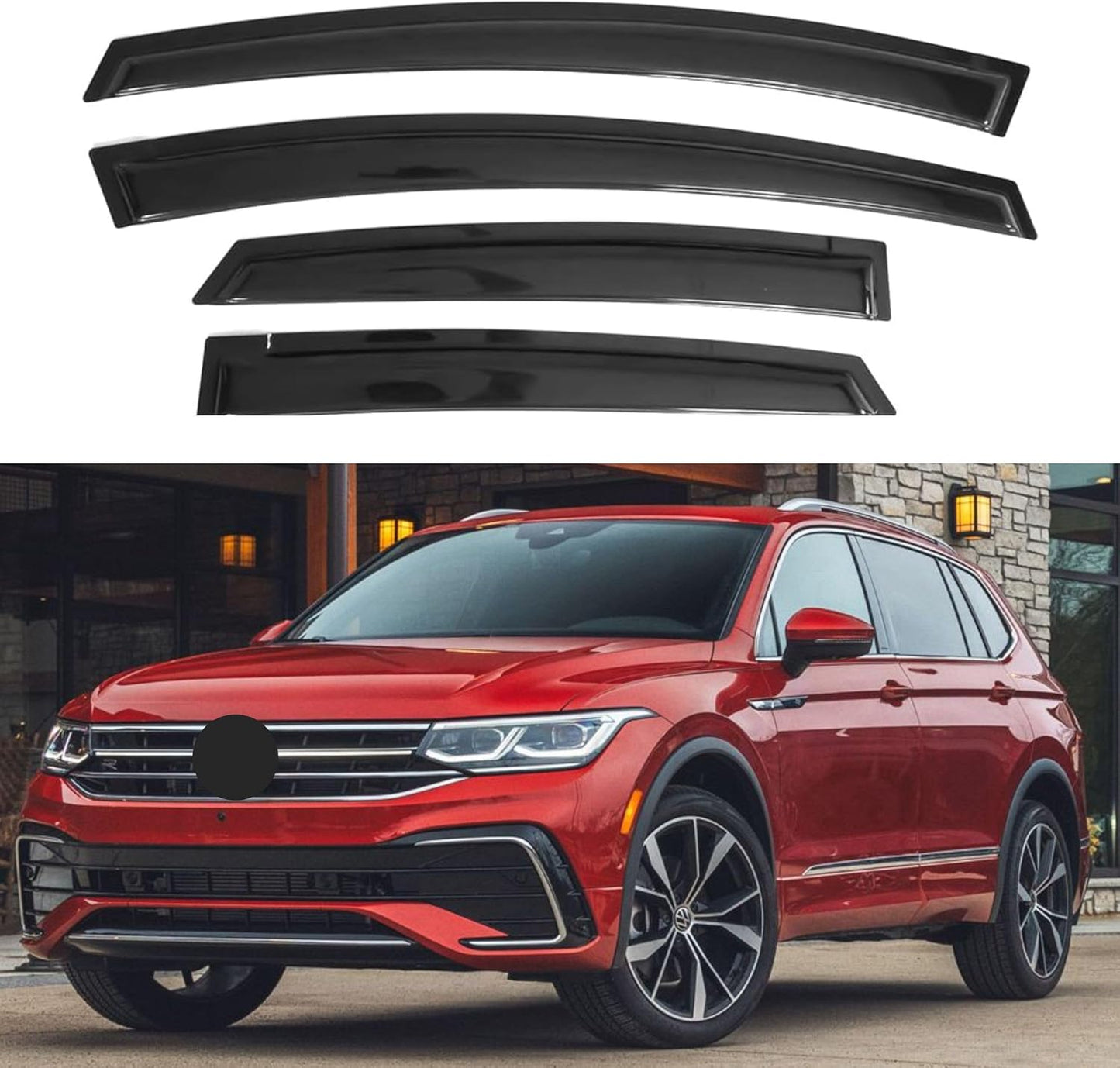 IG Window Visor for Volkswagen Tiguan 2018-2024 - Durable Rain Guard
