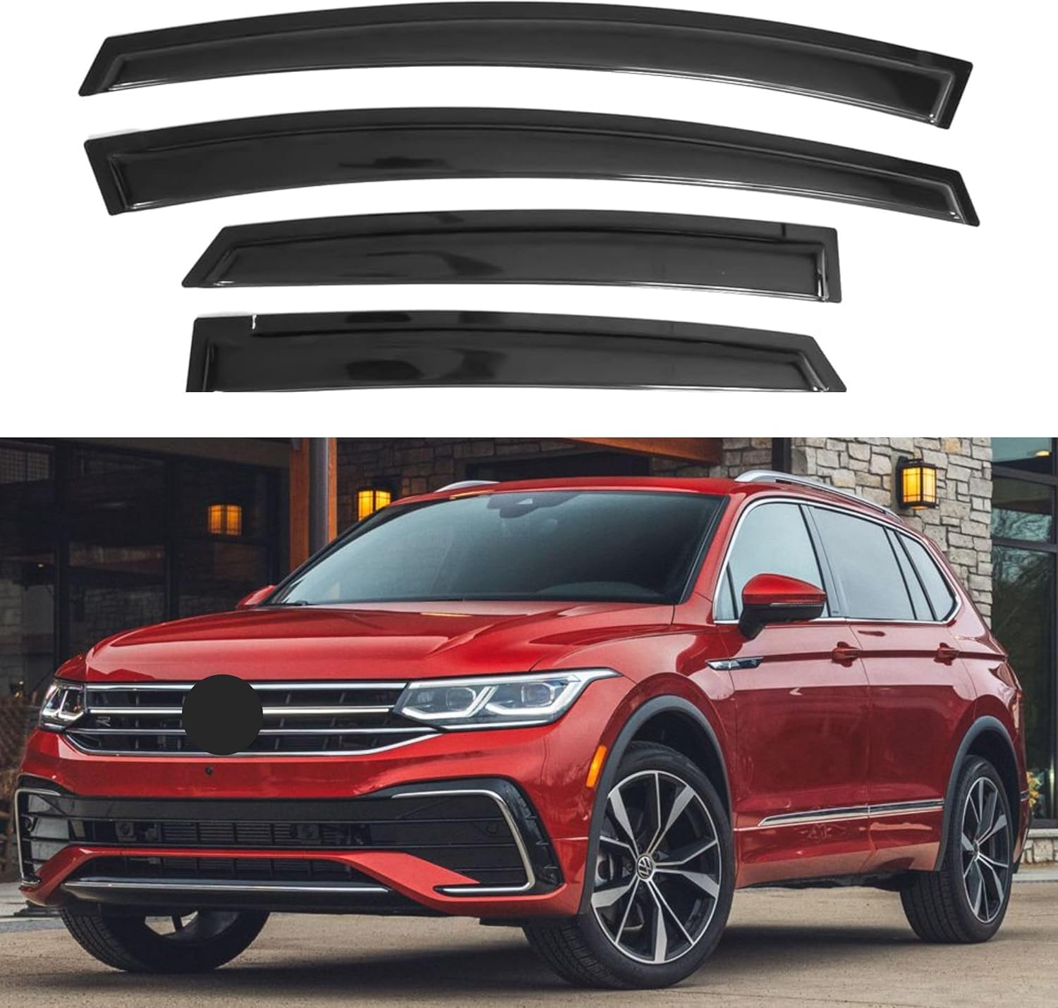 IG Window Visor for Volkswagen Tiguan 2018-2024 - Durable Rain Guard