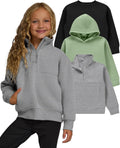 PURE CHAMP Girls Sweatshirt 3 Pack - Cozy Everyday Layering
