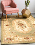Unique Loom Versailles Collection Traditional Floral Rug 5 ft x 8 ft