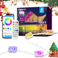 POOFZY Permanent Outdoor Lights for House - Durable RGB Roof Lighting