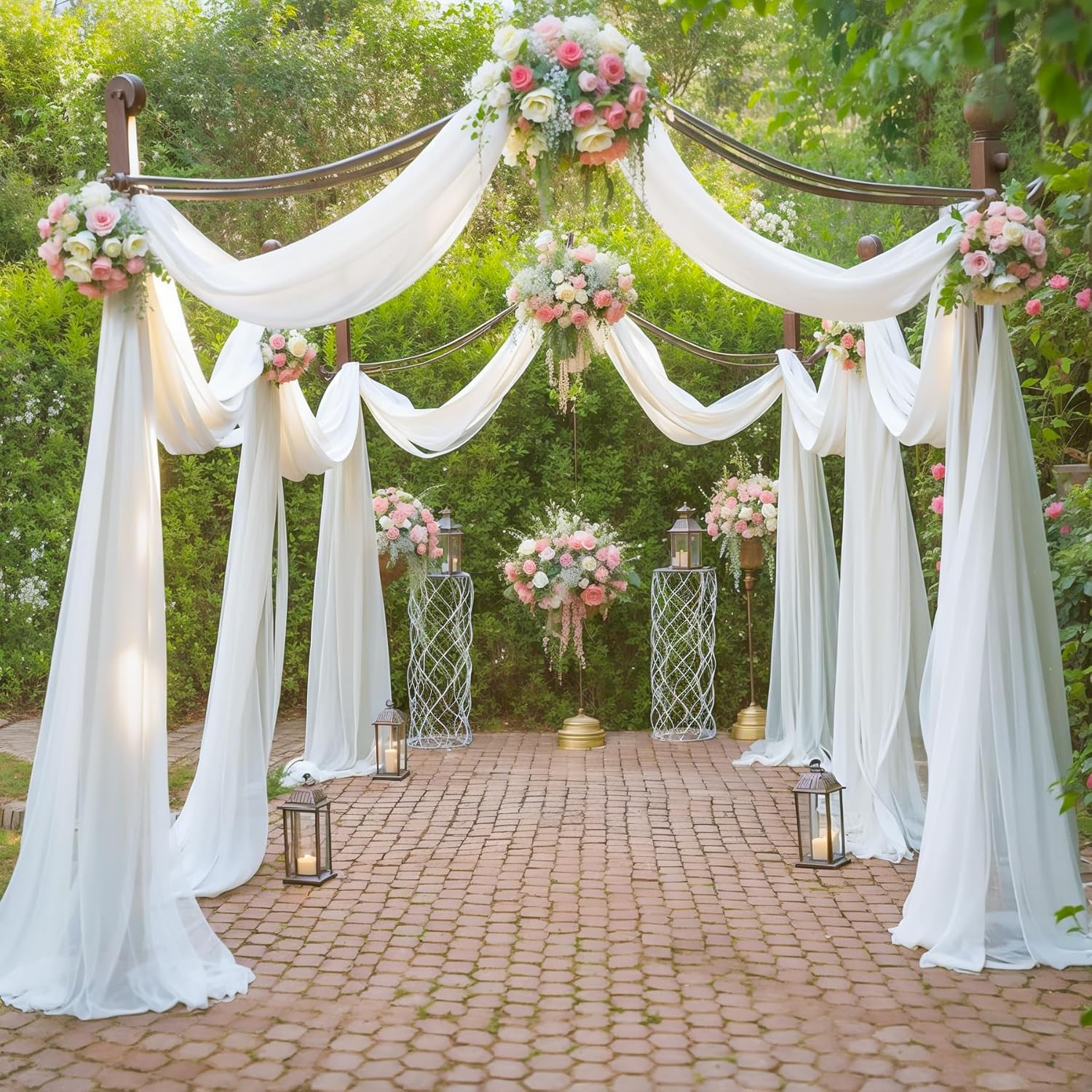 Wedding Arch Draping Fabric for Elegant Ceremony Backdrop