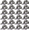 24/144 Pack Unisex Baseball Caps Bulk - Adjustable Plain Hats