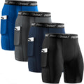 Niksa Compression Shorts Men with Pocket - Supportive Running Layer