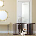 Indoor Pet Gate - 3-Panel Folding Dog Gate for Stairs or Doorways