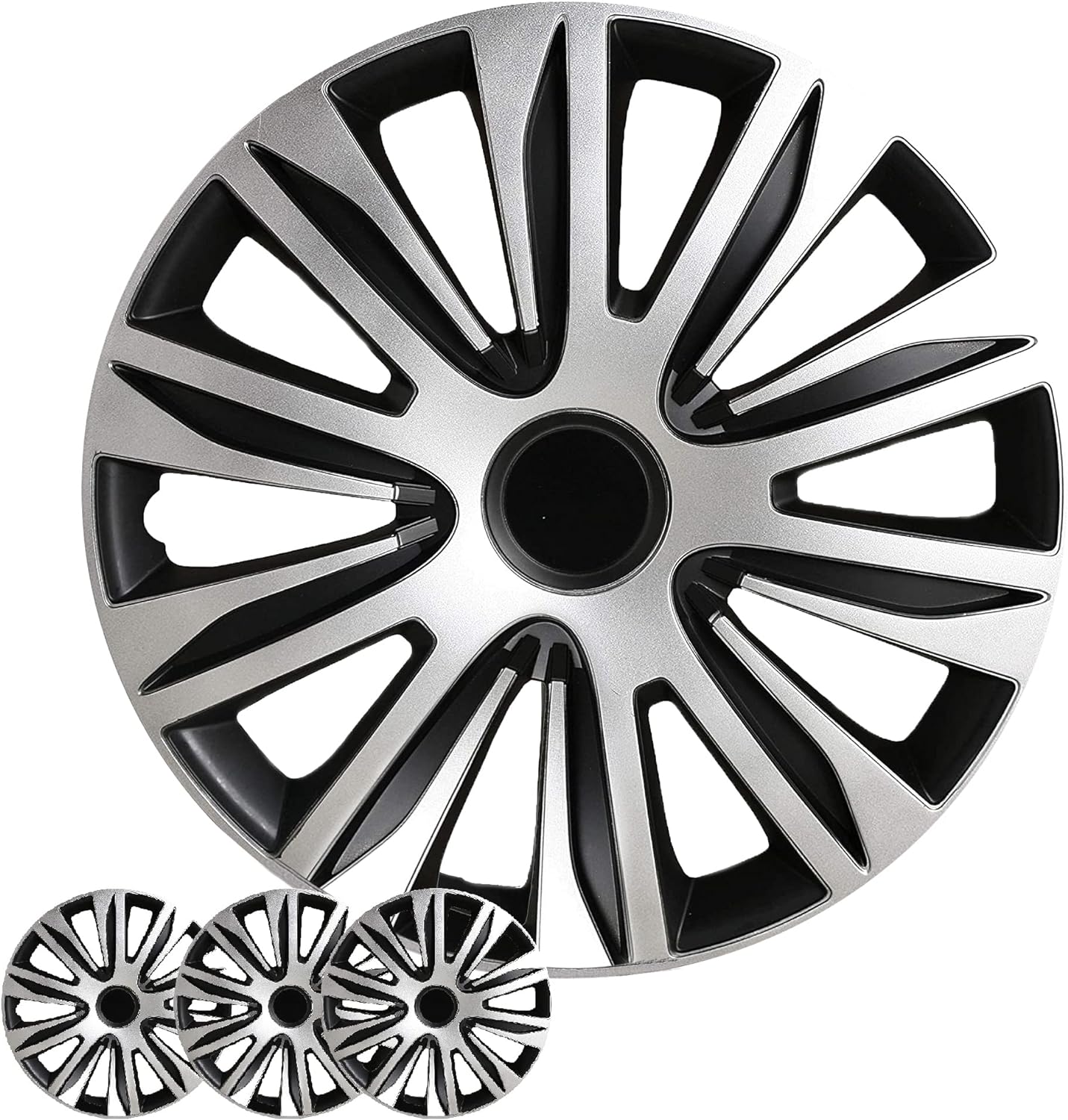 17 Inch Hubcaps 4-Pack Kit for All Car Models - Stylish Upgrade