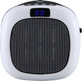Wall-Mount Indoor Mini Space Heater with Thermostat & Remote - Compact