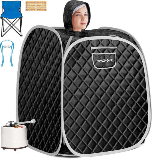 VIVOHOME Portable Steam Sauna - Detox & Relax!