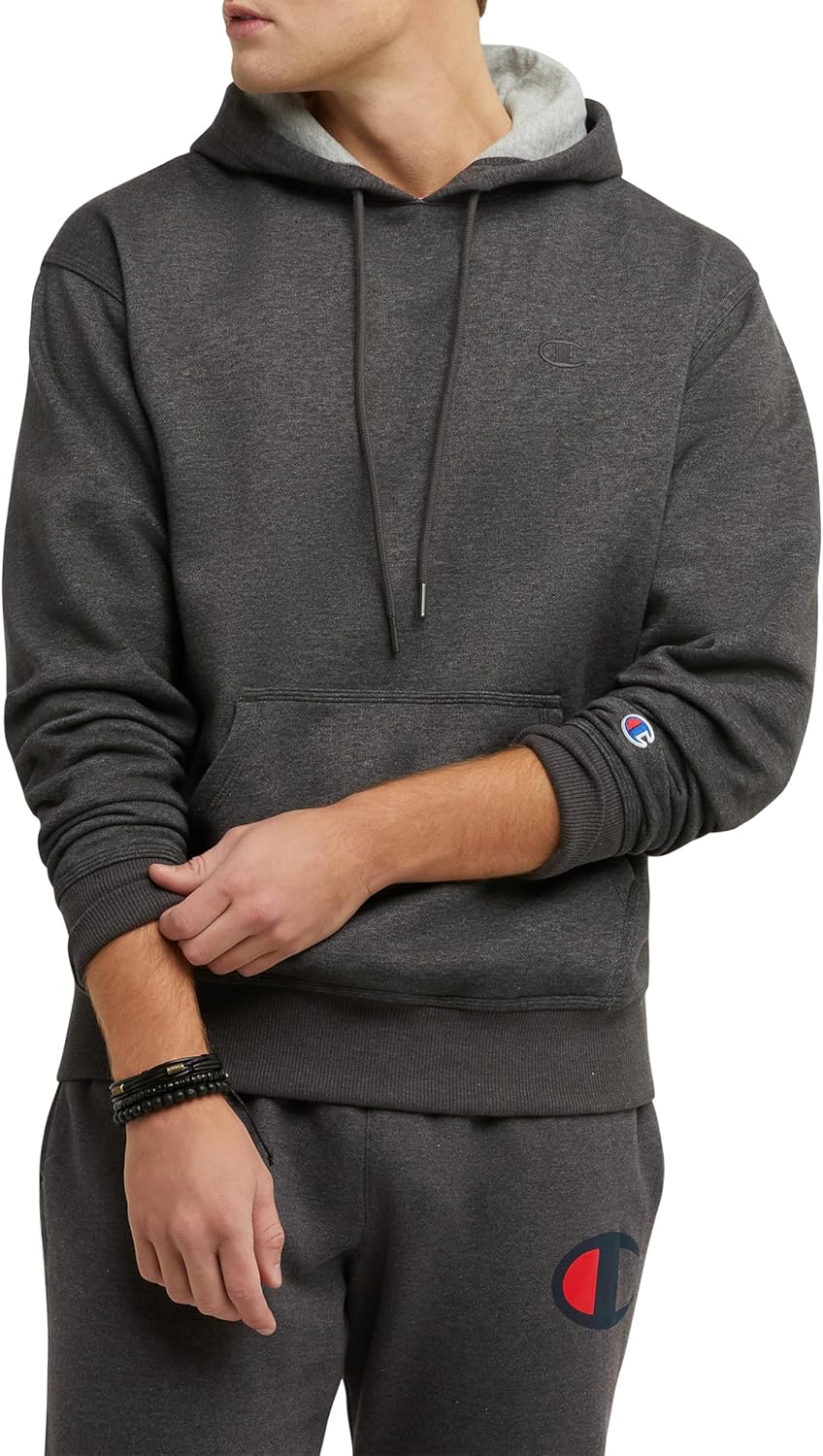 Champion Men's Pullover Fleece Hoodie for Comfort and Style