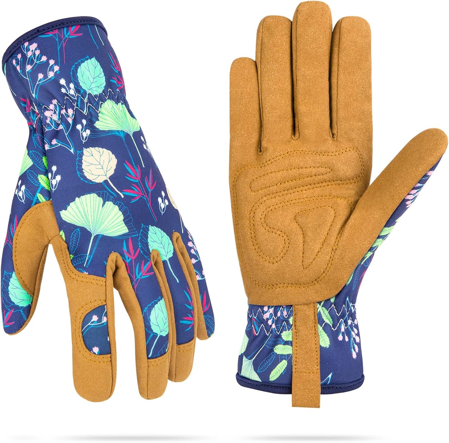 Thorn-Proof Leather Garden Gloves by WOHEER