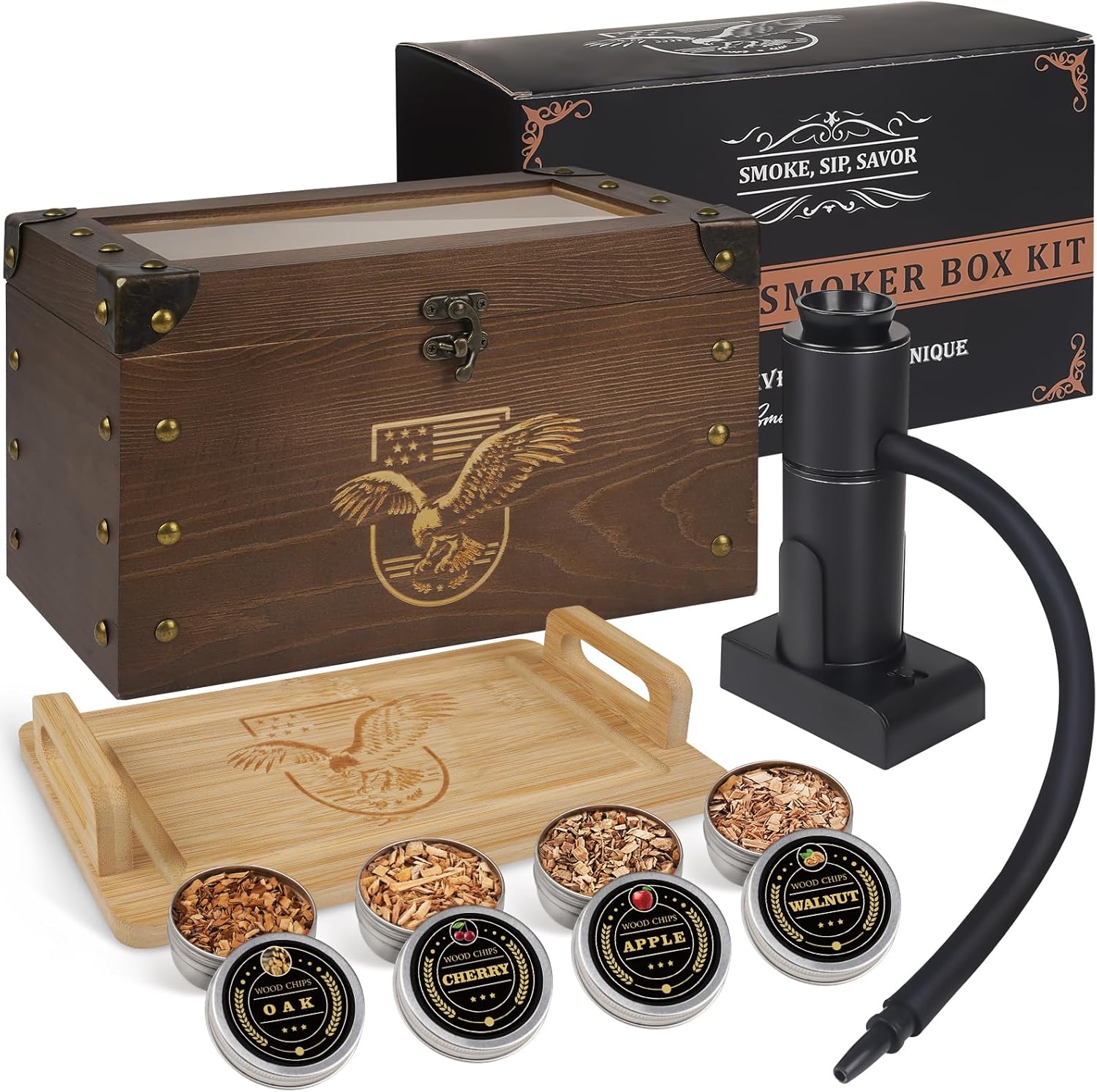 Portable Cocktail Smoker Kit: Flavorful Gift for Him