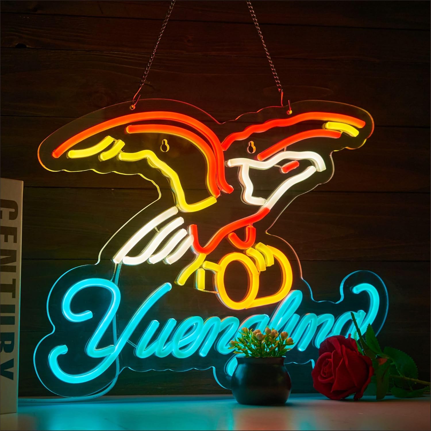 Eagle Neon Sign for Wall Decor - Dimmable Light Up Bar Sign