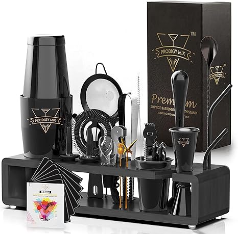 Complete Mixology Bartender Kit 20-Piece Premium Bar Tools