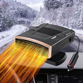 12V Car Heater 2-in-1 Defrost Defogger - Fast Heat, 360 Rotatable