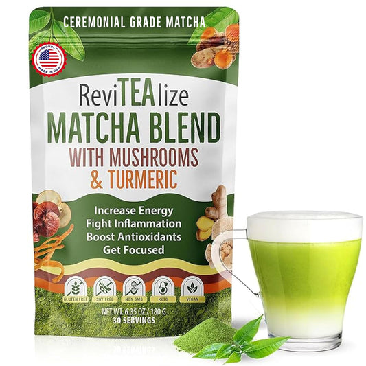 Organic Mushroom Matcha: Energize & Renew