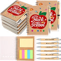 Back to School Notebooks Pens Set Bulk 24 Packs - Welcome Apple Design