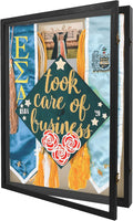 Graduation Shadow Box Frame 18x24 - Linen Back Display Case