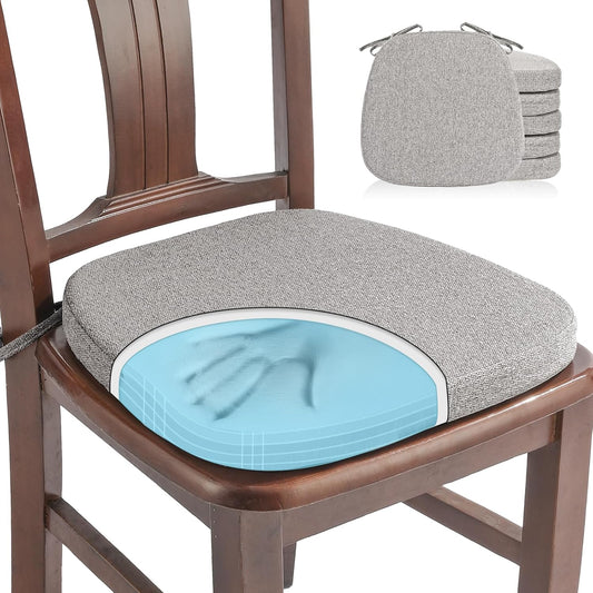 Comfortable Memory Foam Chair Cushions for Dining Chairs Set