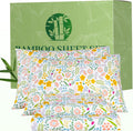 Queen Floral 4-Piece Sheet Set - Cooling Rayon Blend, Deep Pocket