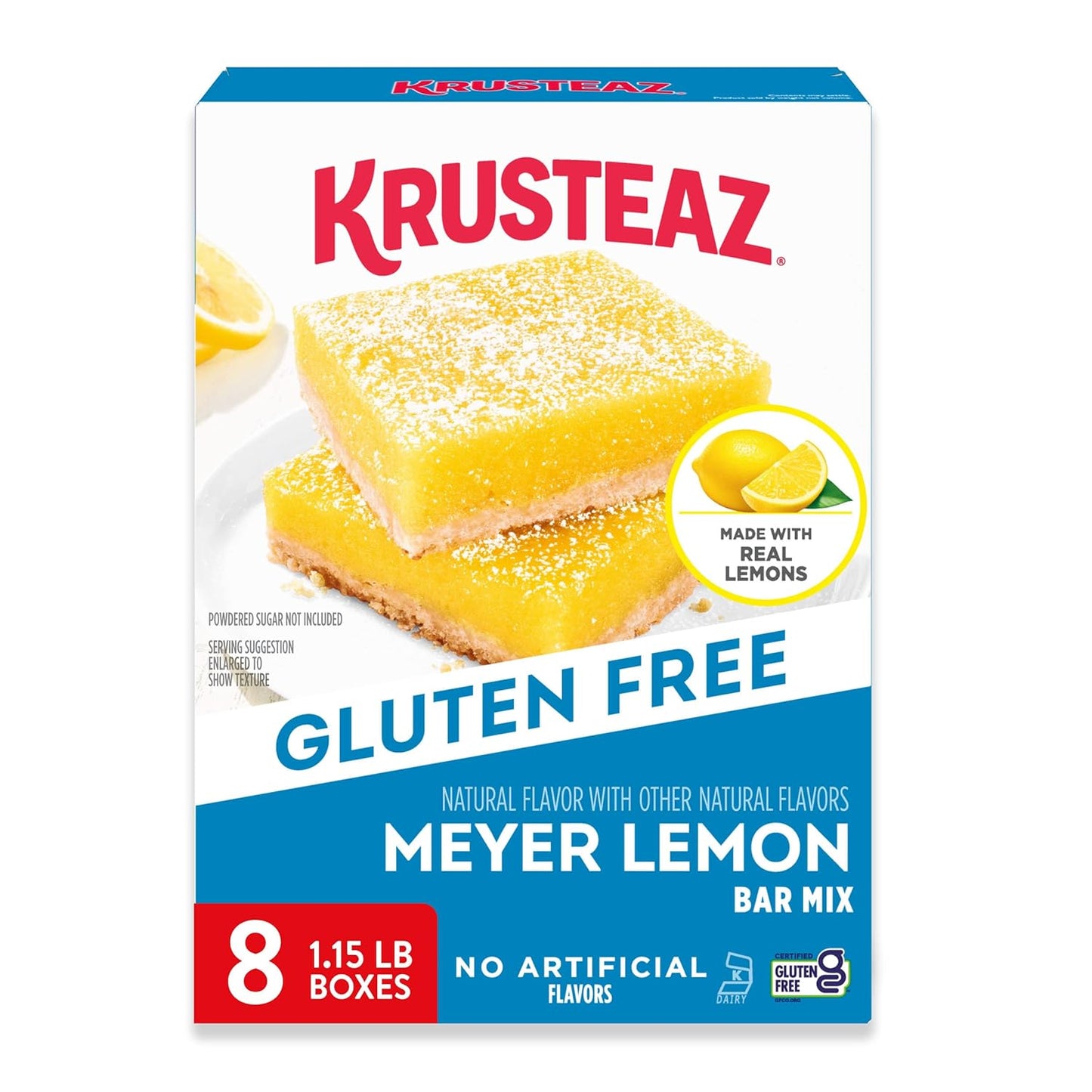 Krusteaz Gluten Free Meyer Lemon Bar Mix for Delicious Treats