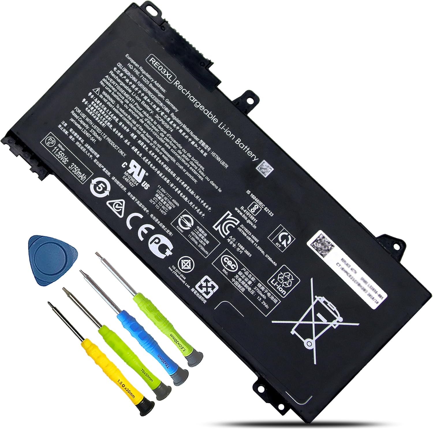RE03XL Laptop Battery Replacement for HP ProBook Series Models