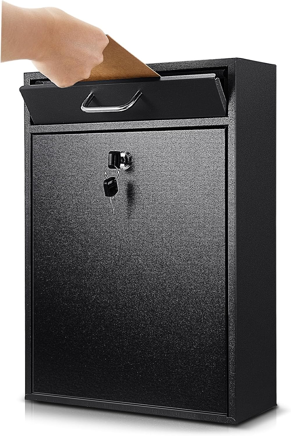 Locking Mailbox with Key for Outdoor Security and Convenience