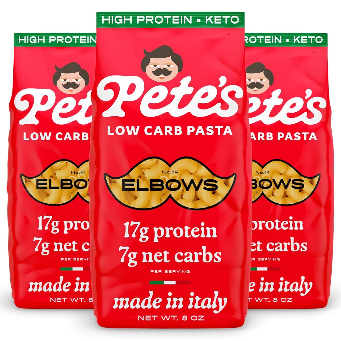 17g High Protein Elbow Macaroni Pasta for Healthy Eating