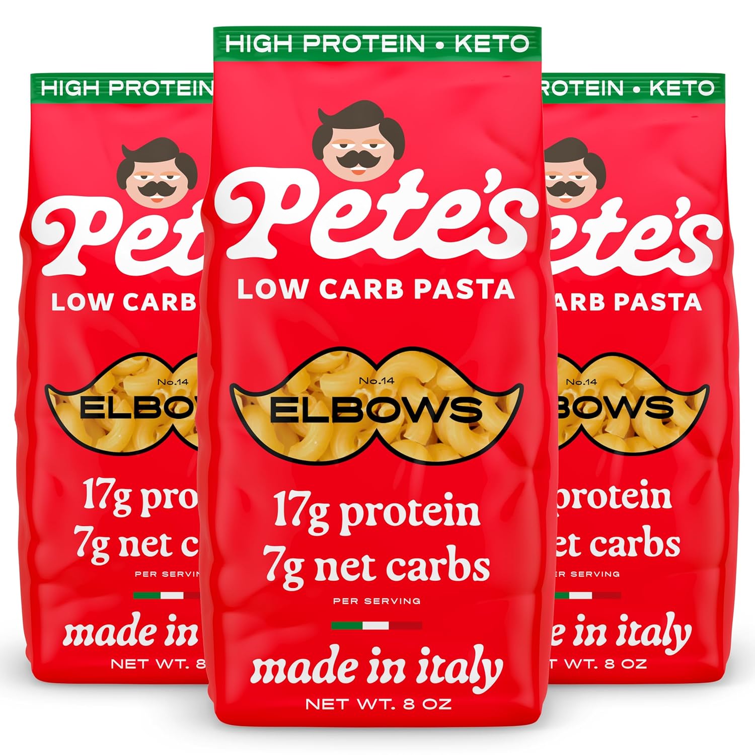 17g High Protein Elbow Macaroni Pasta for Healthy Eating