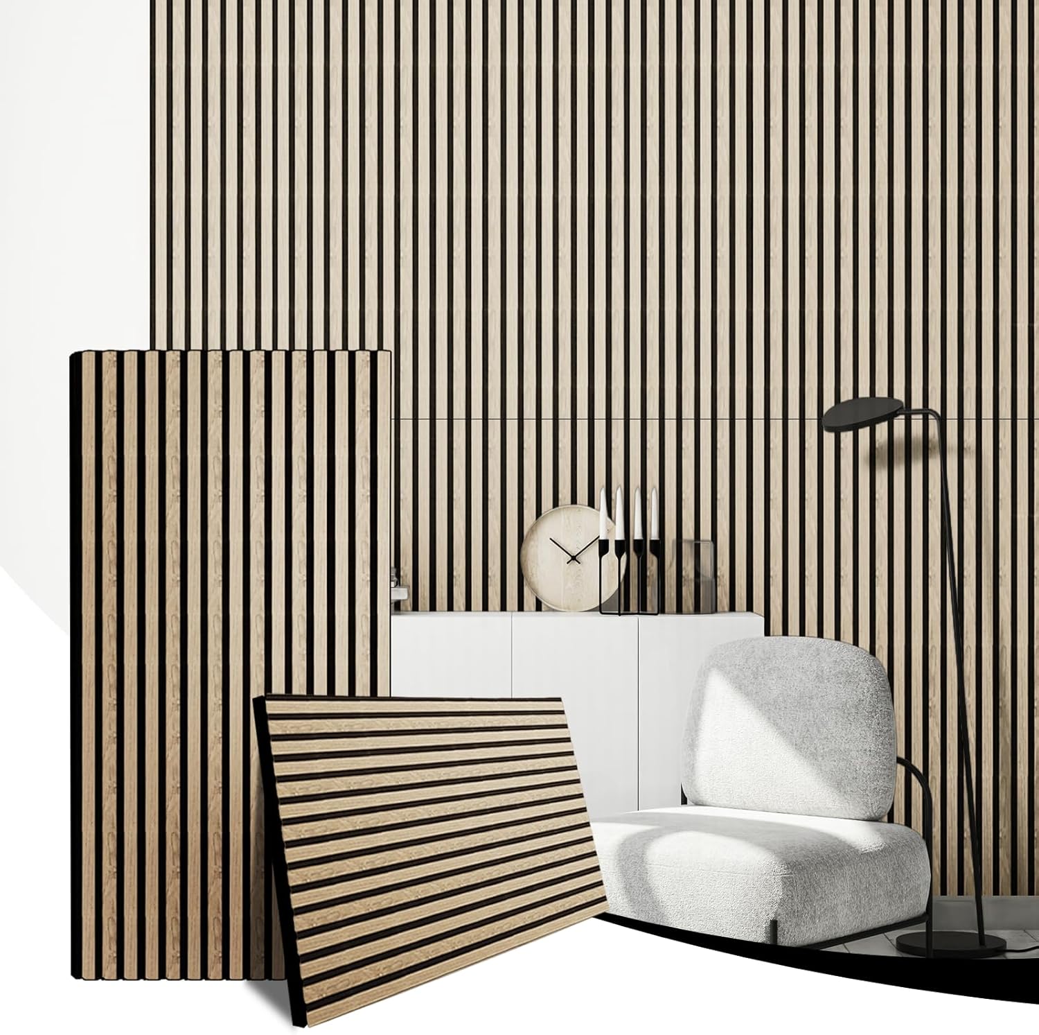 AKK-Star Wood Slat Acoustic Panels for Modern Soundproofing
