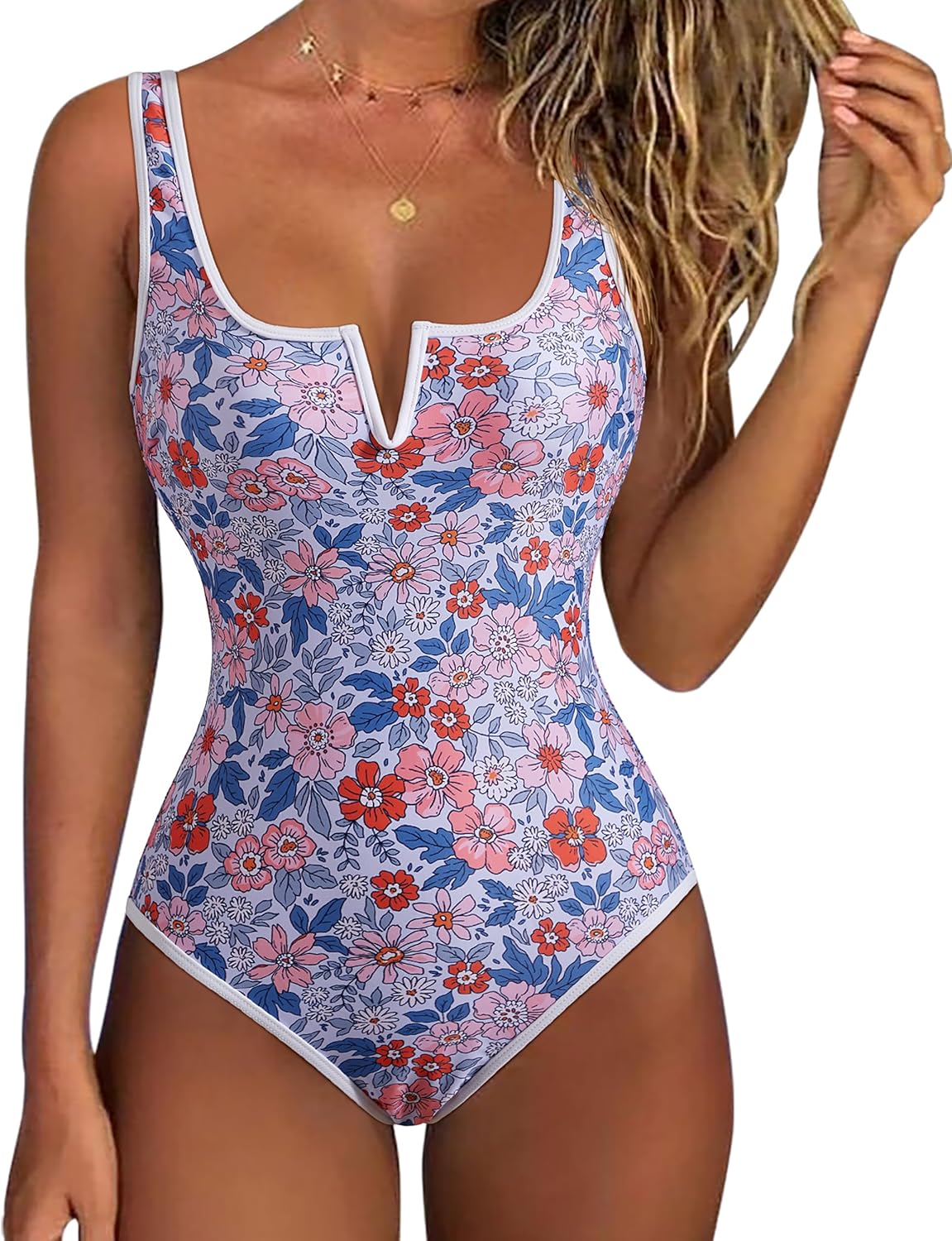 SUUKSESS Women Sexy Tummy Control One Piece Swimsuits 2025