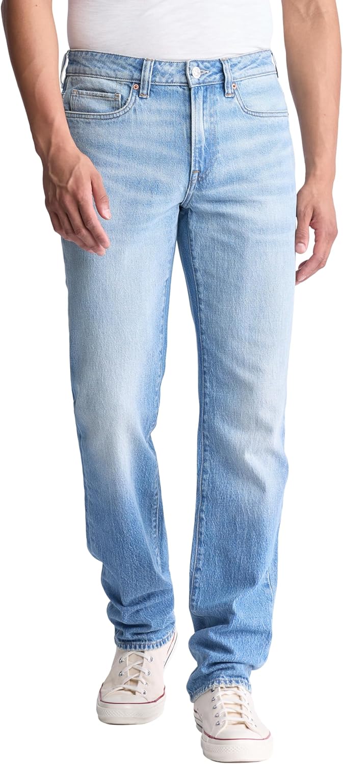 Buffalo David Bitton Men's Straight Six Jeans for Casual Style