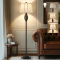 Luvkczc Vintage Floor Lamp with Elegant Cutout Design for Home