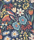 Floral Peel and Stick Wallpaper 16.9in x 393.7in - Removable Boho