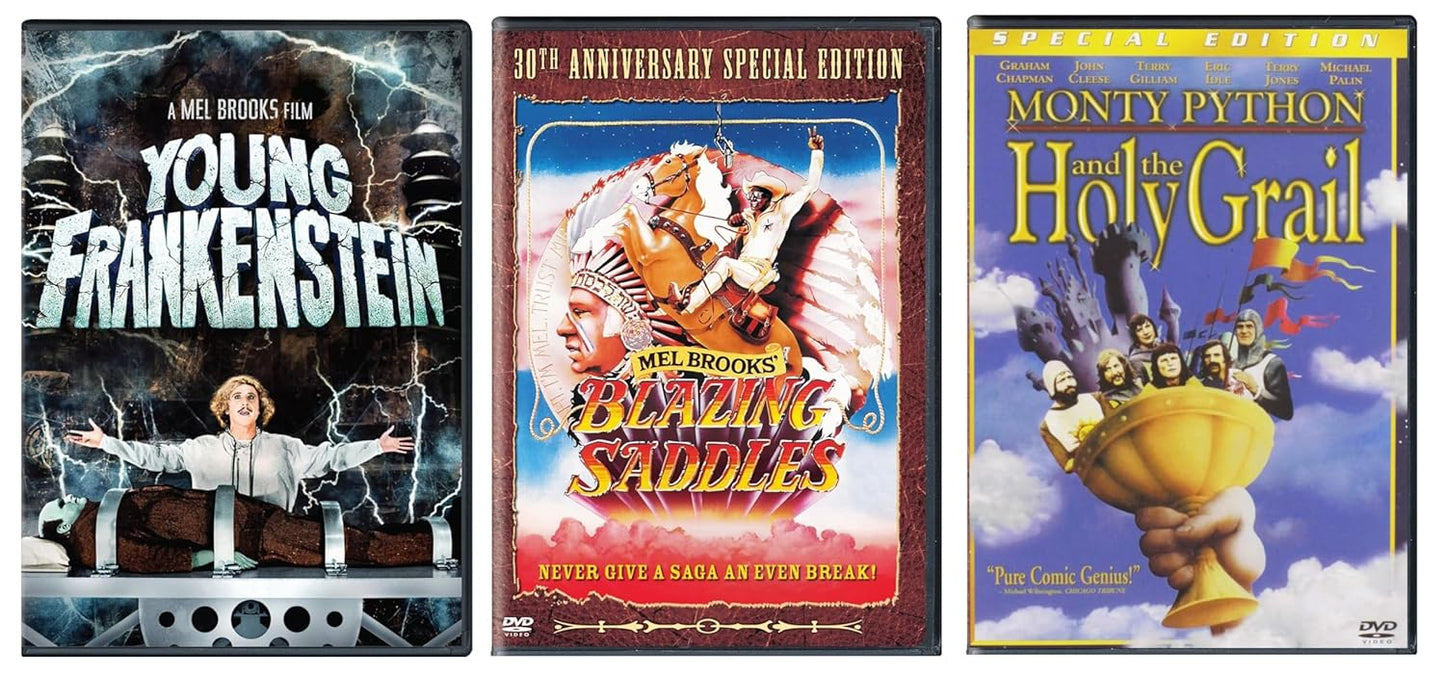 Classic Comedy DVD 3-Sets: Young Frankenstein, Blazing Saddles & More