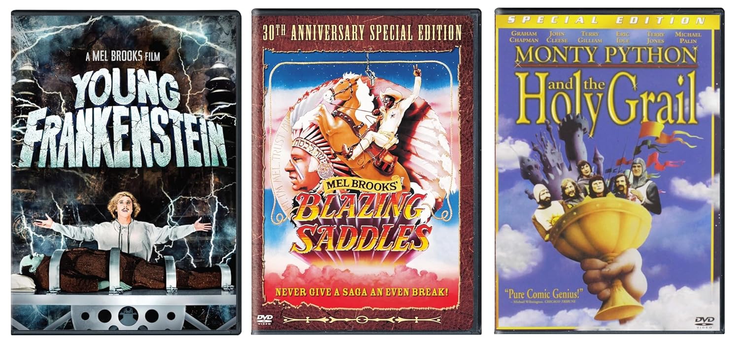 Classic Comedy DVD 3-Sets: Young Frankenstein, Blazing Saddles & More