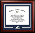 Campus Images NCAA Spirit Diploma Frame - GSU Satin Mahogany