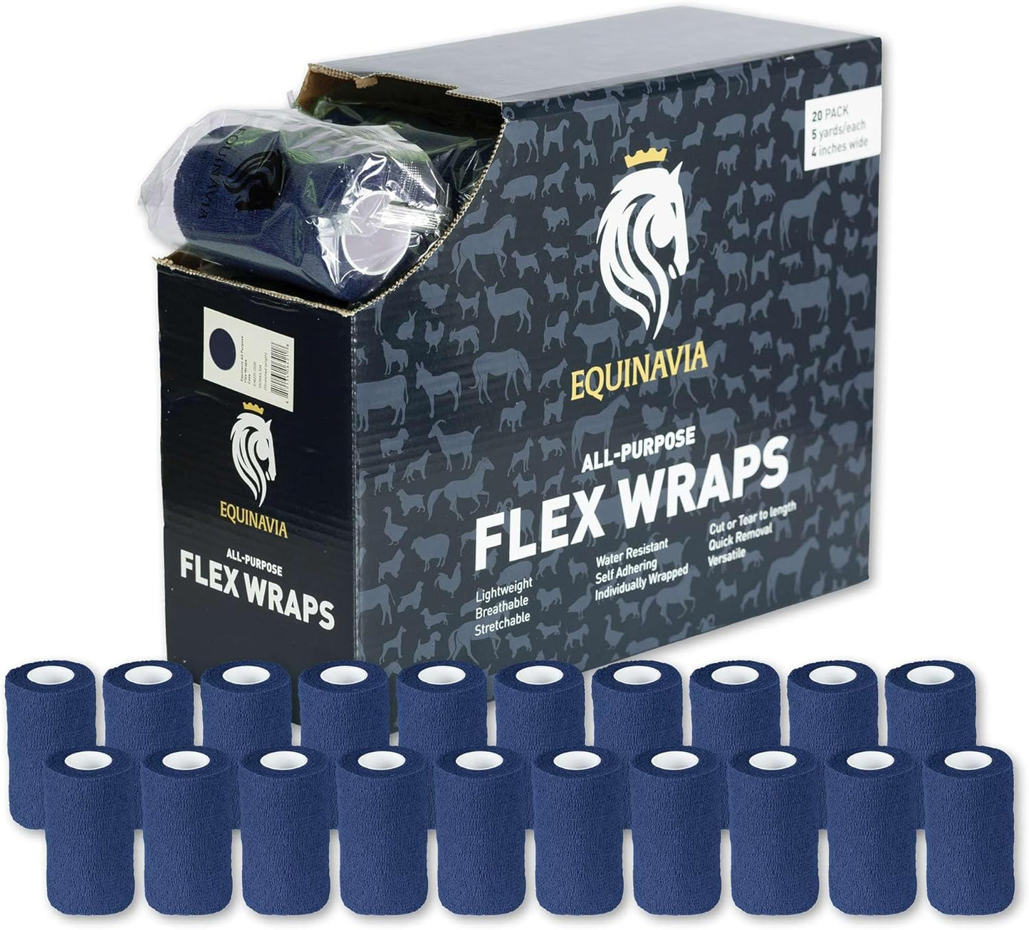 Equinavia Self Adhesive Vet Wraps for Pets and Sports Use