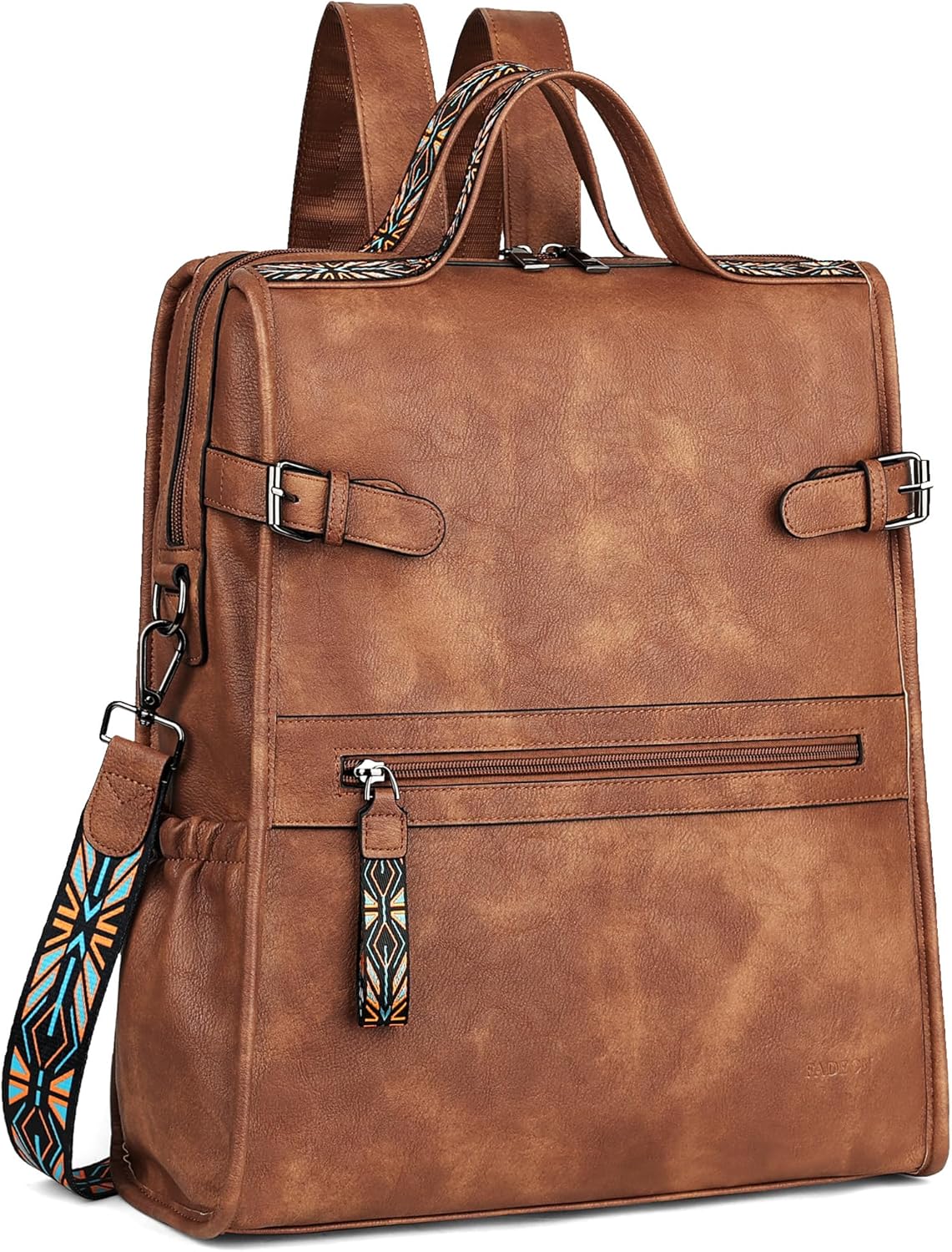 Stylish Leather Laptop Backpack for Women