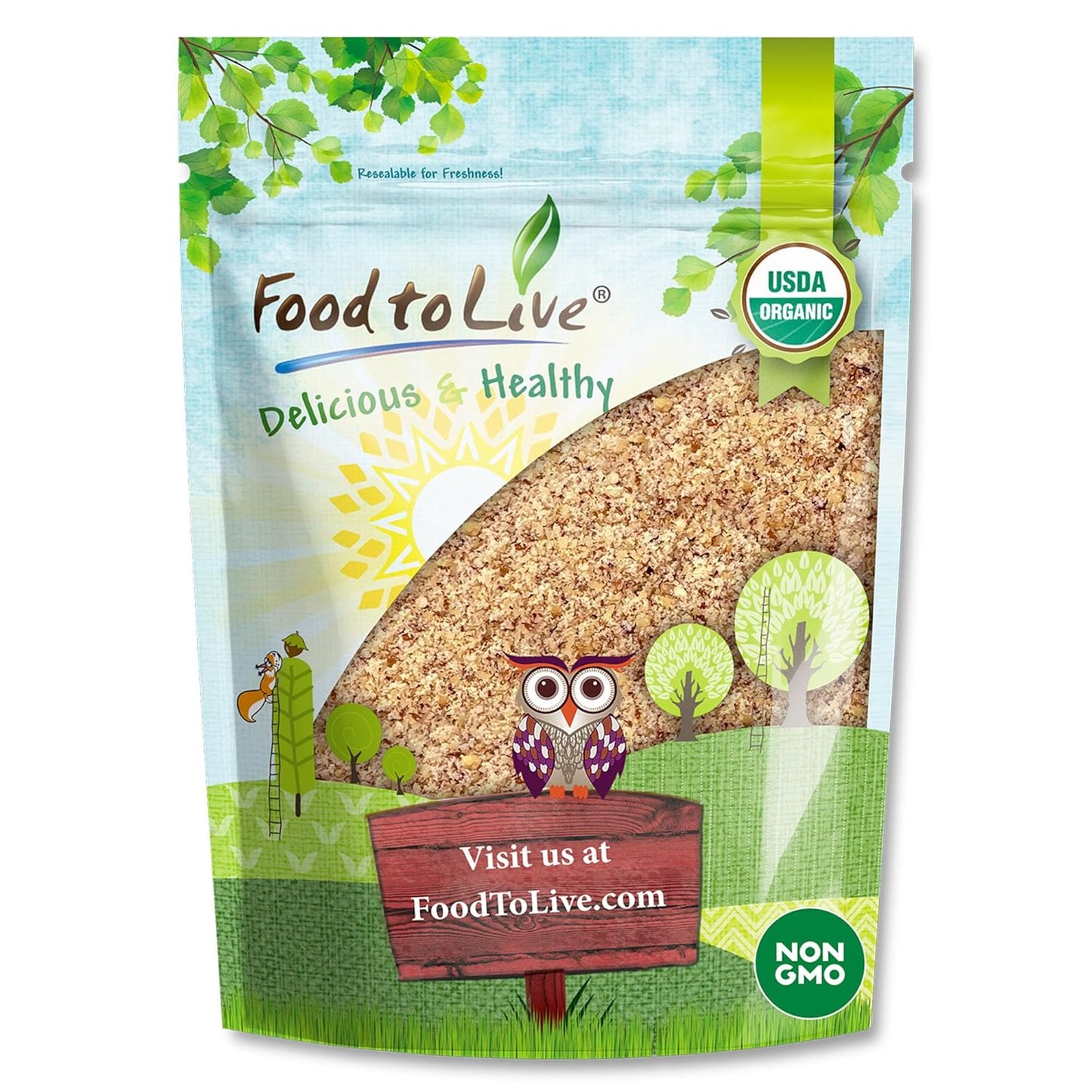Organic Hazelnut Meal for Keto and Paleo Diets, 2.5 Pounds