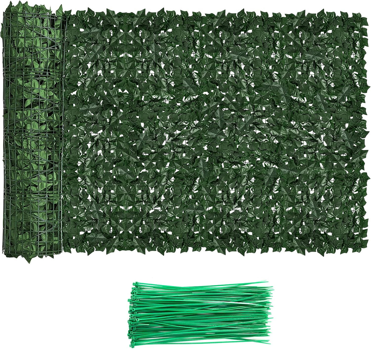 Faux Ivy Privacy Fence Screen for Outdoor Expandable Greenery