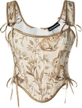 Scarlet Darkness Corset Top for Women Size 6-16 - Floral Bustier