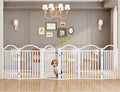 UDD Dog Gate Indoor 144 in Extra Wide Foldable Pet Gate - Freestanding