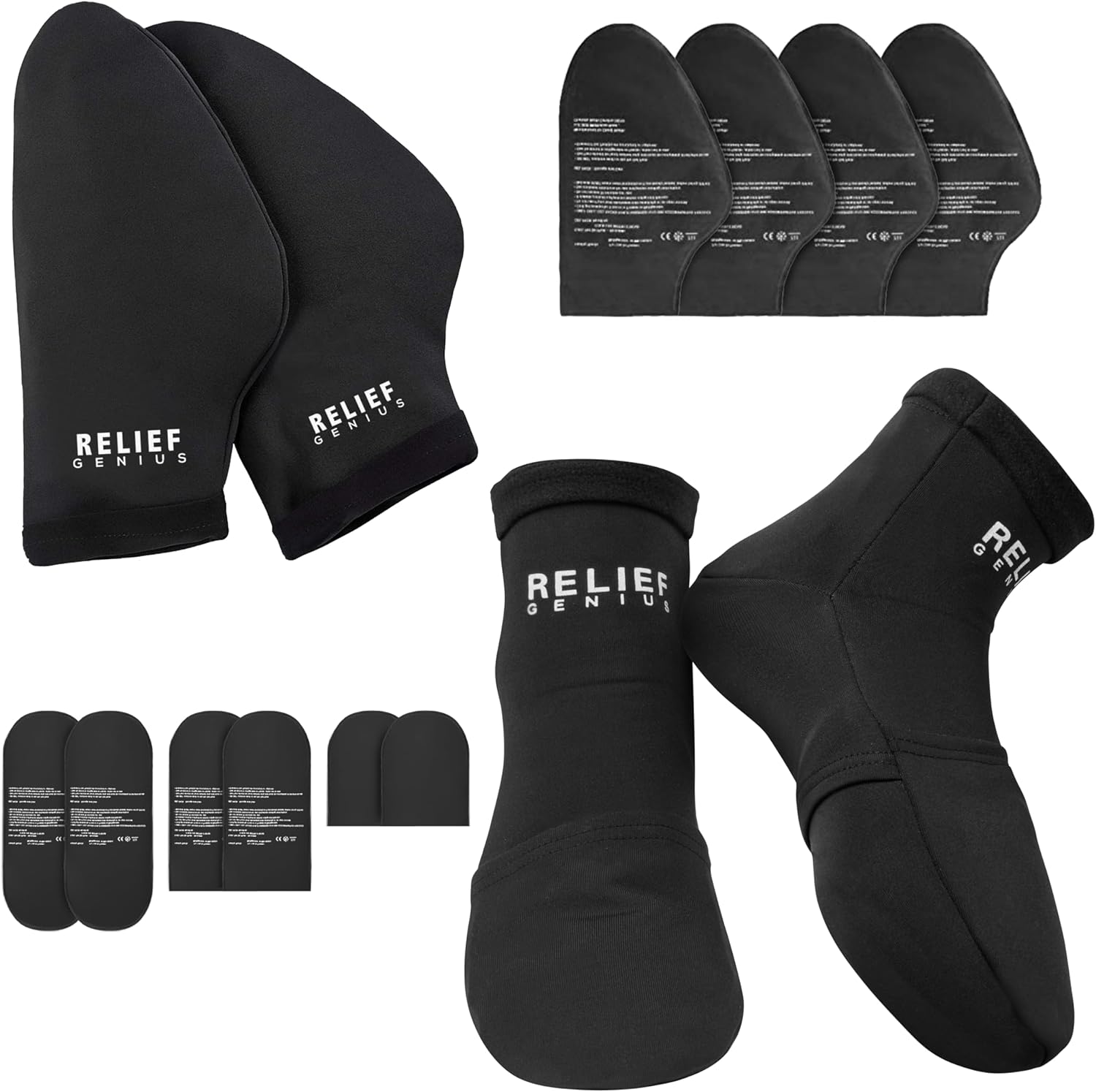 Relief Genius Cold Therapy Socks & Gloves for Chemotherapy Relief