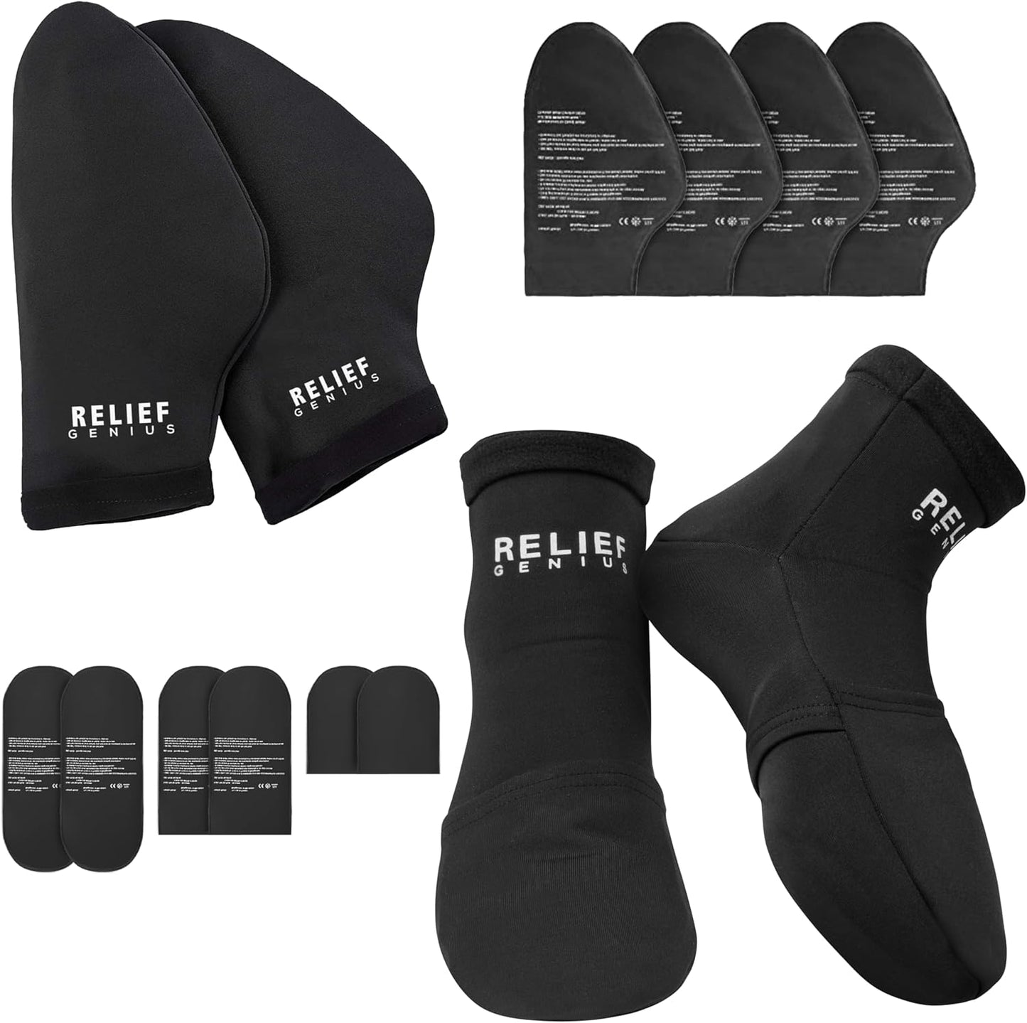 Relief Genius Cold Therapy Socks & Gloves for Chemotherapy Relief