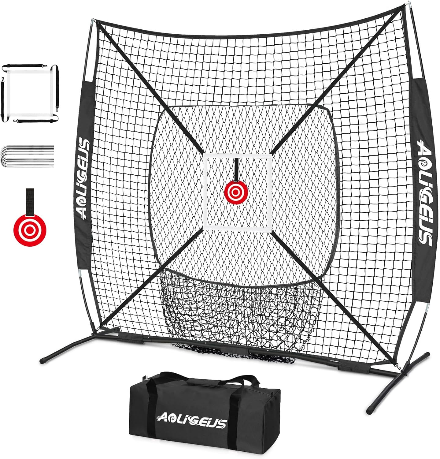6ftX6ft Baseball Softball Practice Net for Hitting and Pitching