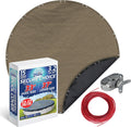 Winter Swimming Pool Cover for 33 ft Aboveground Round Pool - Secure