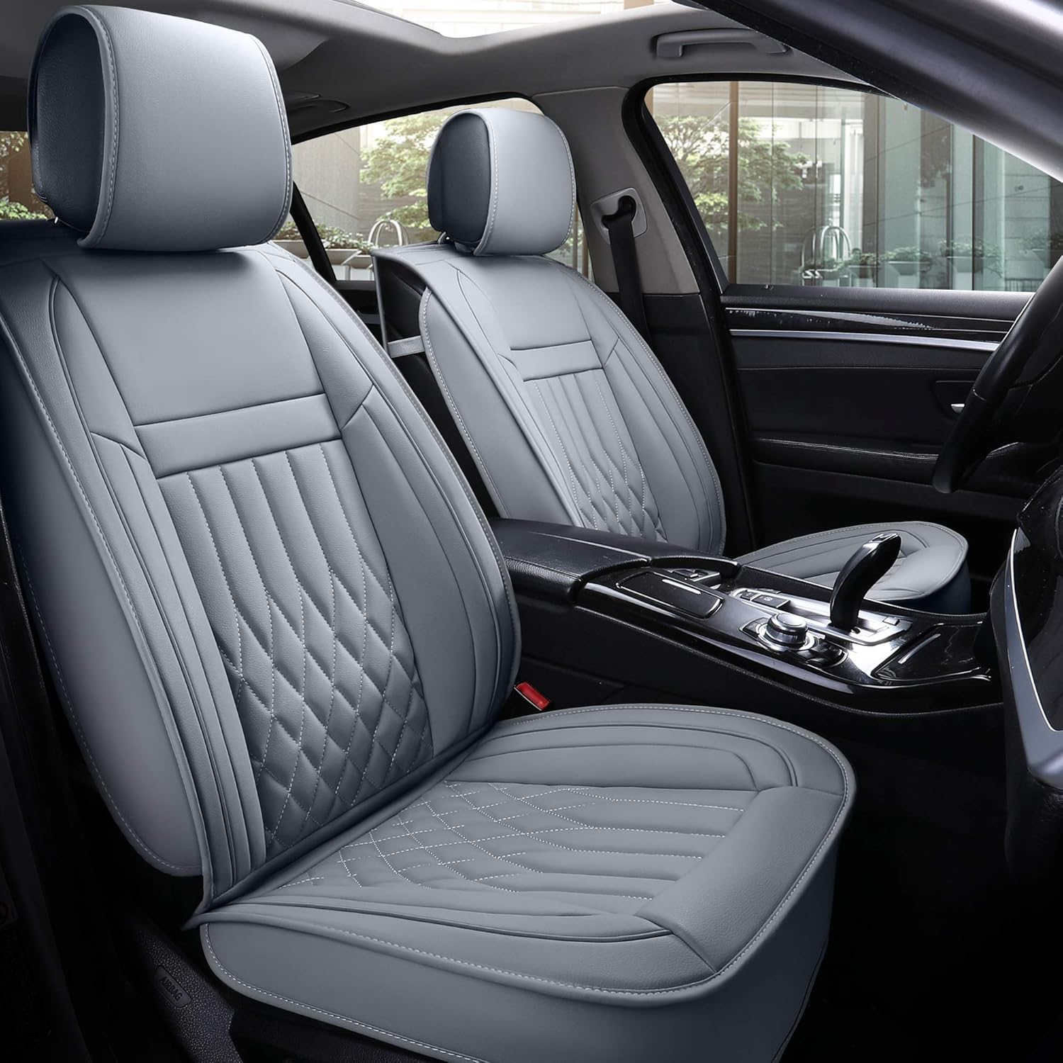 Aierxuan Car Seat Covers Full Set with Waterproof Leather