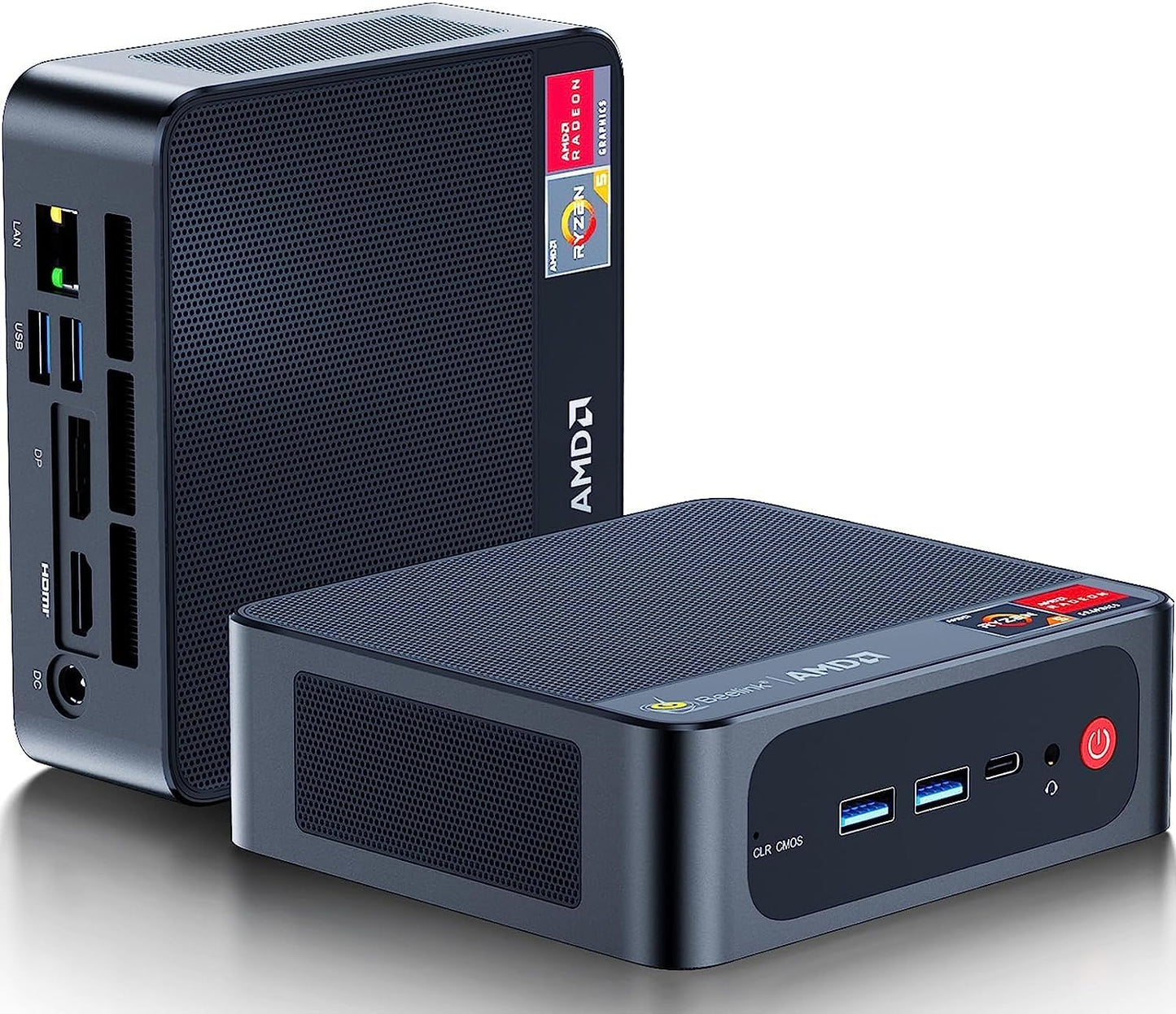 Powerful Beelink Ryzen Mini PC: 4K Triple Display, Fast 16GB RAM & 500GB SSD
