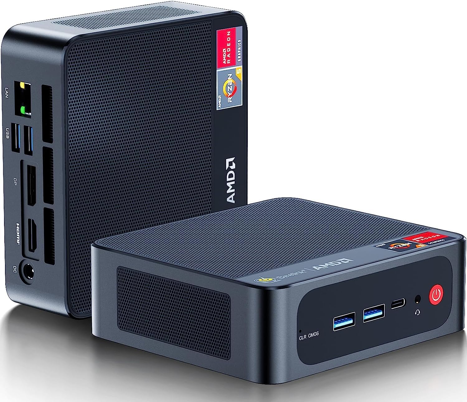 Powerful Beelink Ryzen Mini PC: 4K Triple Display, Fast 16GB RAM & 500GB SSD