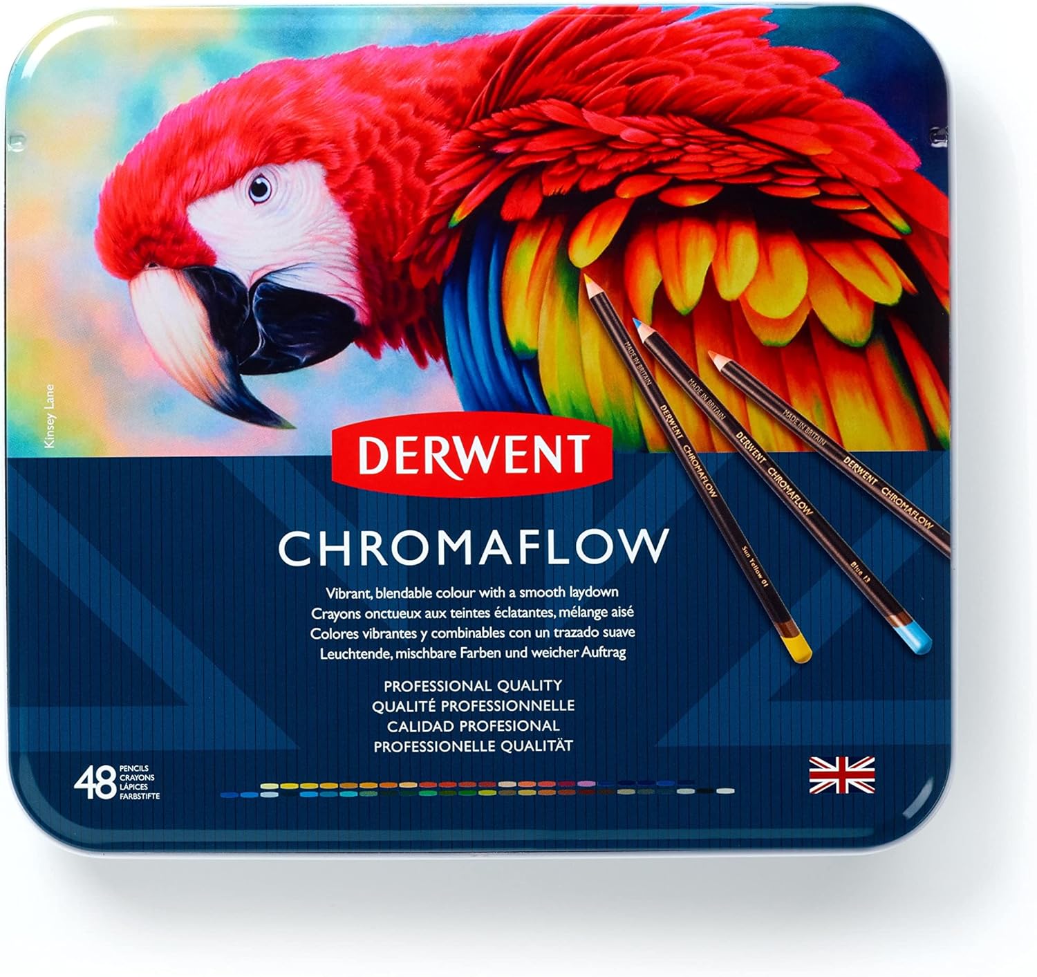 Derwent Chromaflow Colored Pencils Set of 48 for Artists